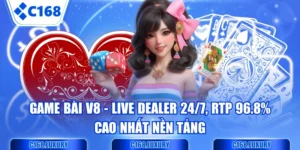 Game Bài V8 - Live Dealer 24/7, RTP 96.8% Cao Nhất Nền Tảng